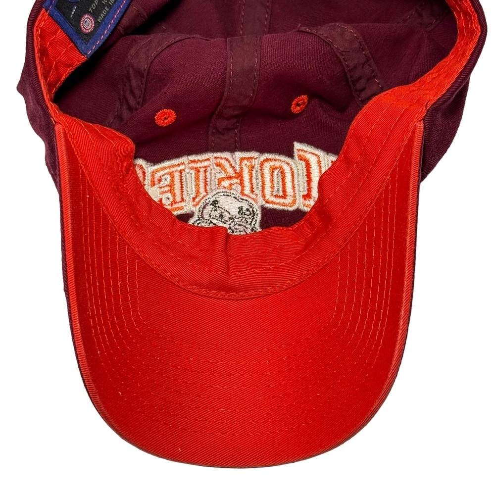 Virginia Tech Hokies Maroon Dad Hat Adjustable Strapback VT NCAA Baseball‎ Cap - Picture 5 of 7